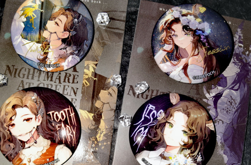 Reverse 1999 Official Character Badge Set ~The Horror Show~