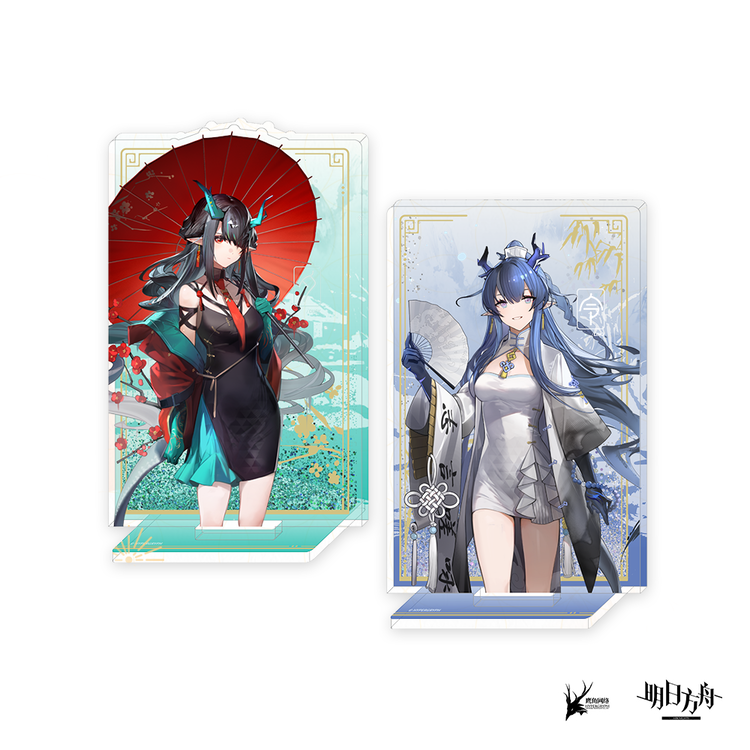 Arknights Official Dusk Ling Sanddrift Gliter Acrylic Standee