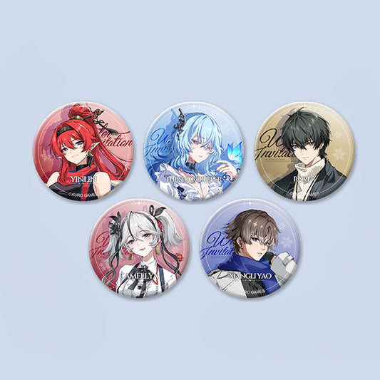 WuWa Official Wuthering Waves Official Merchandise - Animate Collaboration Winter Invitation Series Character Badge