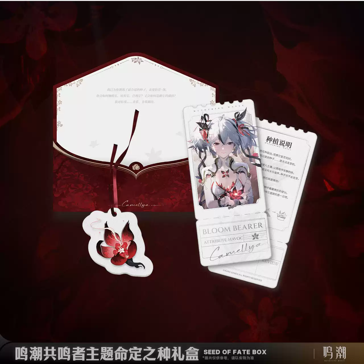 Wuthering Waves Official Merchandise - Camellia Seed of Destiny Hidden Flower Character Gift Set