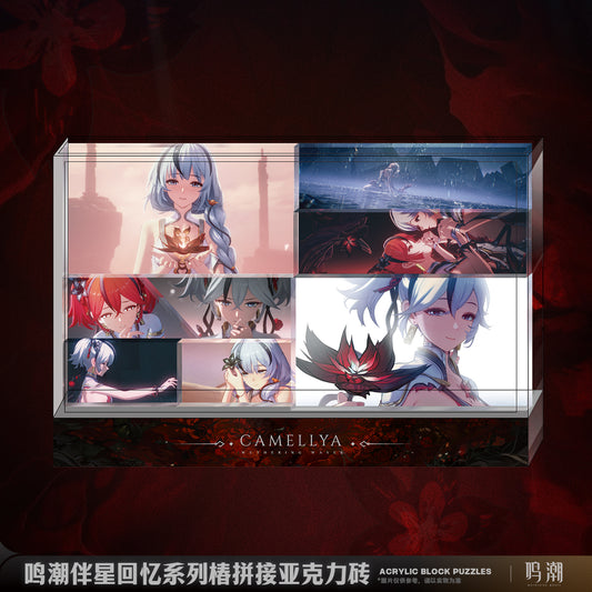 Wuthering Waves Official Merchandise -Intertwined Star Memories Series Camellia Moment Acrylic Block Stand