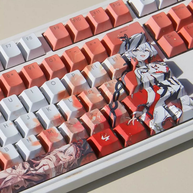 Wuthering Waves Merchandise - Camellia Theme Keycap Set