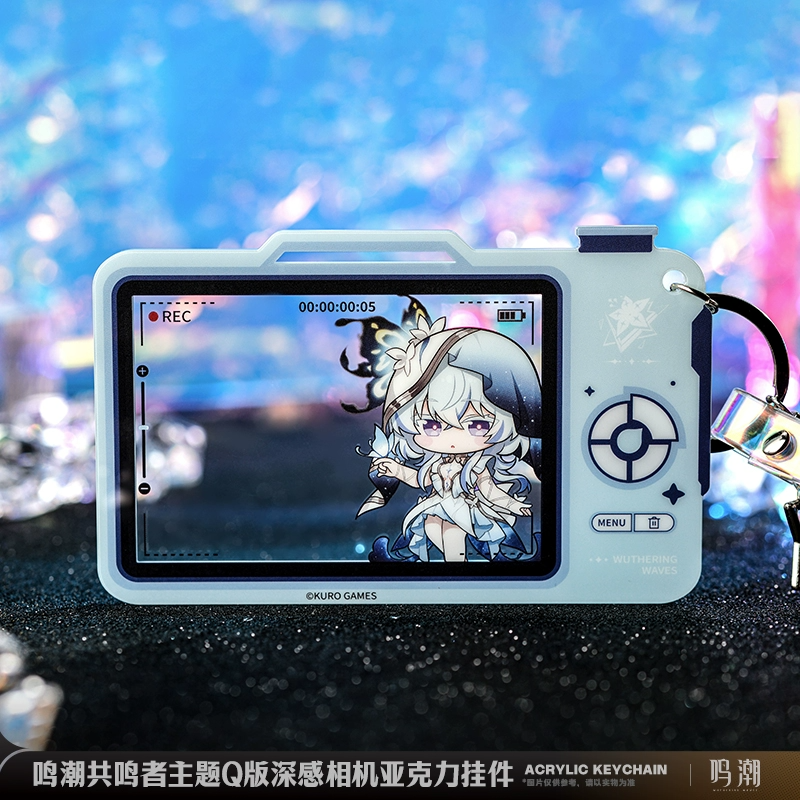 WuWa Official Wuthering Waves Resonator Theme - Chibi Deep Focus Camera Acrylic Keychain