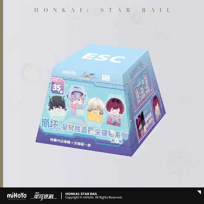 Honkai: Star Rail Official Fingertip Keycaps Vol. 1 Jing-Yuan Kafka Imbibitor-Lunae Silver-Wolf