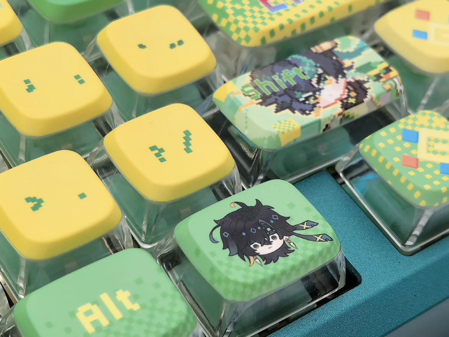 Genshin Impact - Kinich themed keycap set