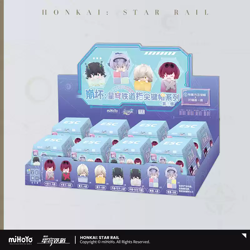 Honkai: Star Rail Official Fingertip Keycaps Vol. 1 Jing-Yuan Kafka Imbibitor-Lunae Silver-Wolf