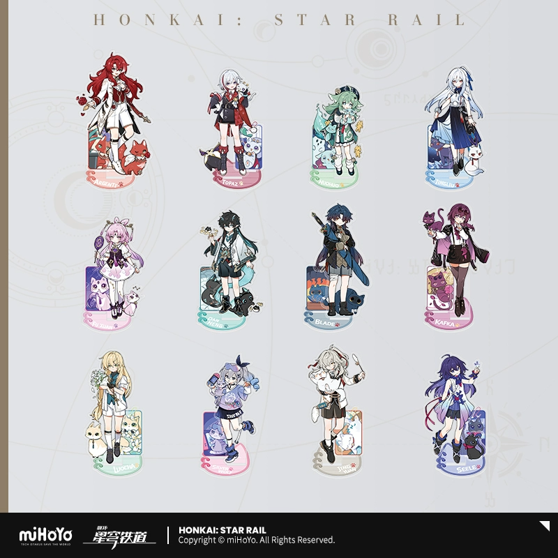 Star Rail Official Tiny Cat Series Acrylic Stand