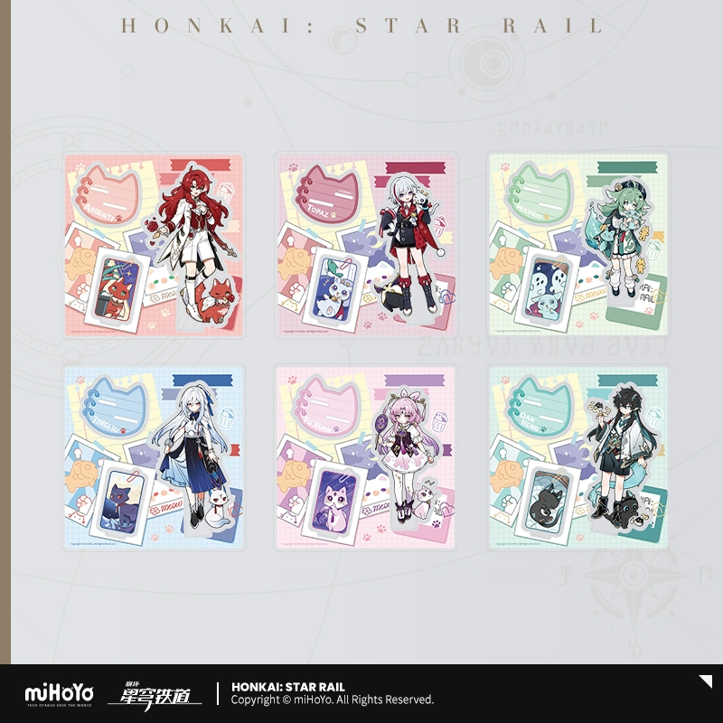 Star Rail Official Tiny Cat Series Acrylic Stand