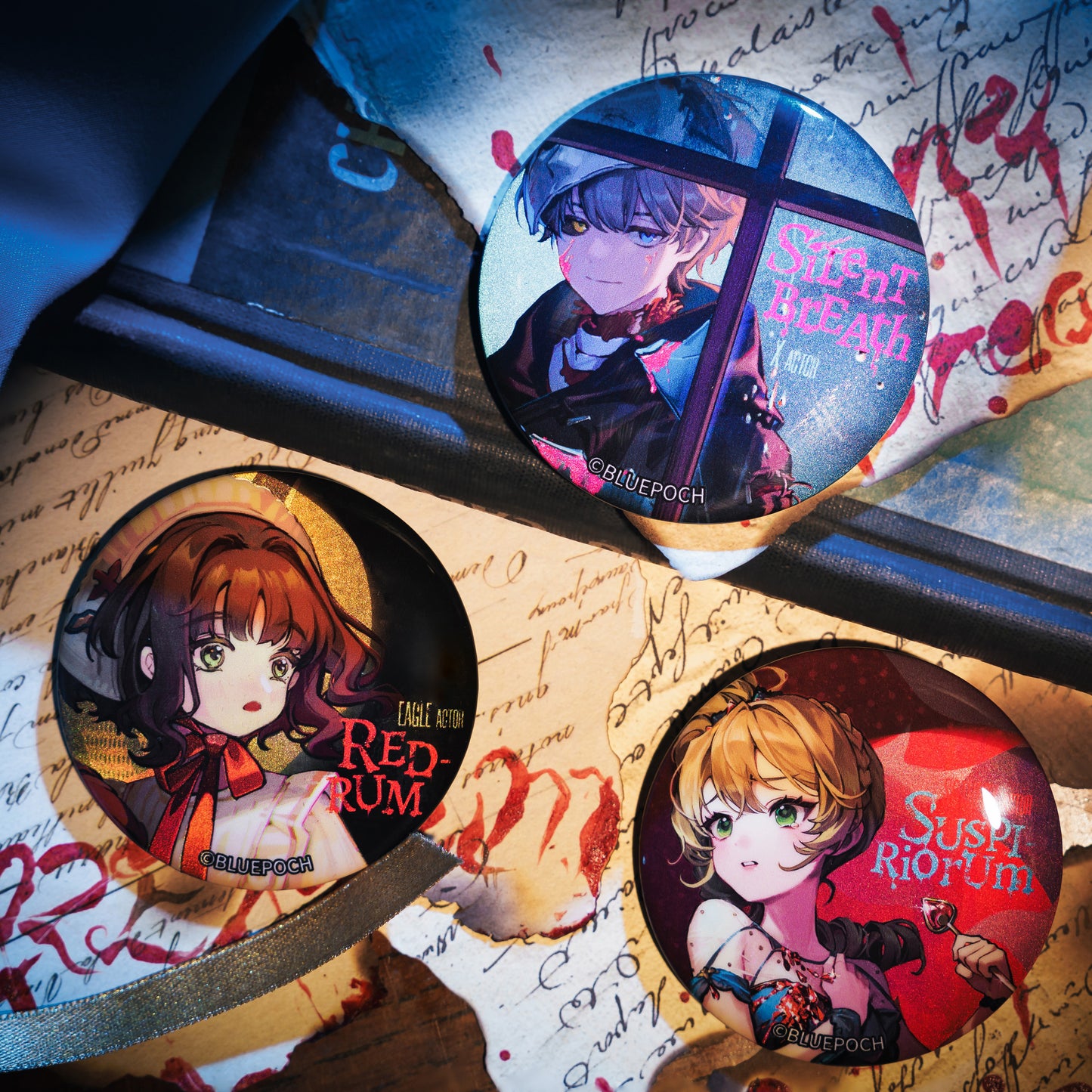 Reverse 1999 Official Character Badge Set ~The Horror Show~