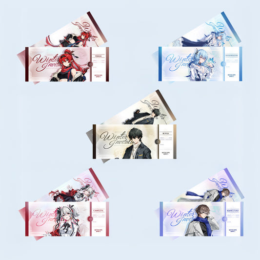 Wuthering Waves Official Merchandise - Animate Collaboration Winter Invitation Series Laser Ticket