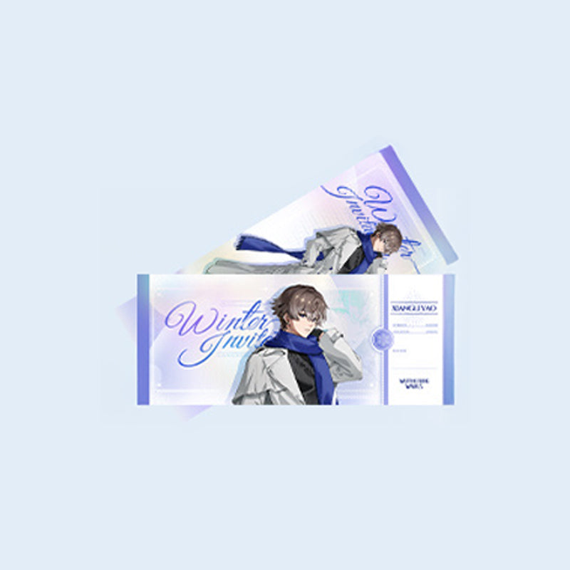 Wuthering Waves Official Merchandise - Animate Collaboration Winter Invitation Series Laser Ticket