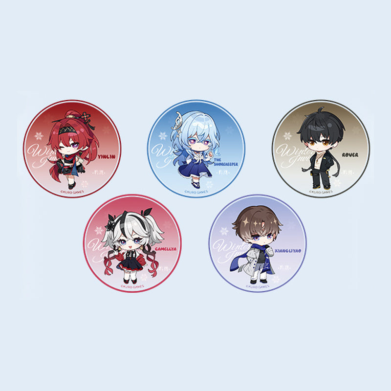 Wuthering Waves Official Merchandise - Animate Collaboration Winter Invitation Series SD Acrylic Coaster