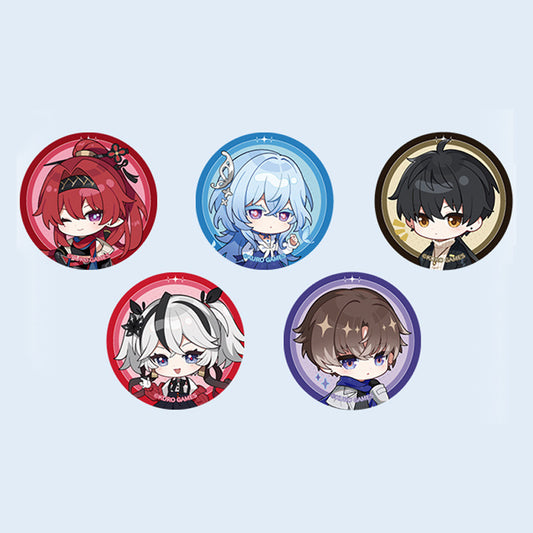 Wuthering Waves Official Merchandise - Animate Collaboration Winter Invitation Series SD Can Badge 5-Piece Set