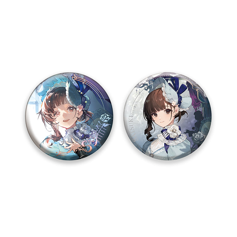 Reverse 1999 Official "One Moment of Aria" Character Badge Set Melania Satsuki 37 Ms. Moissan