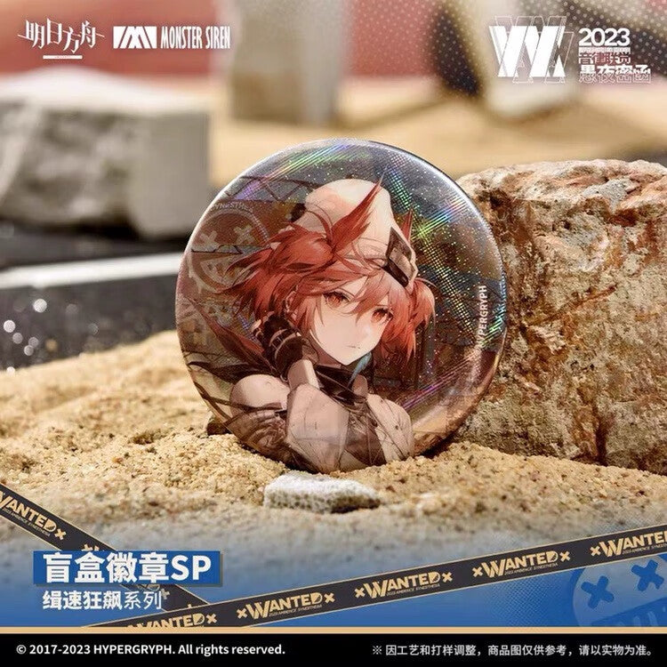 Arknights Official Faster and Stronger Tin Badge