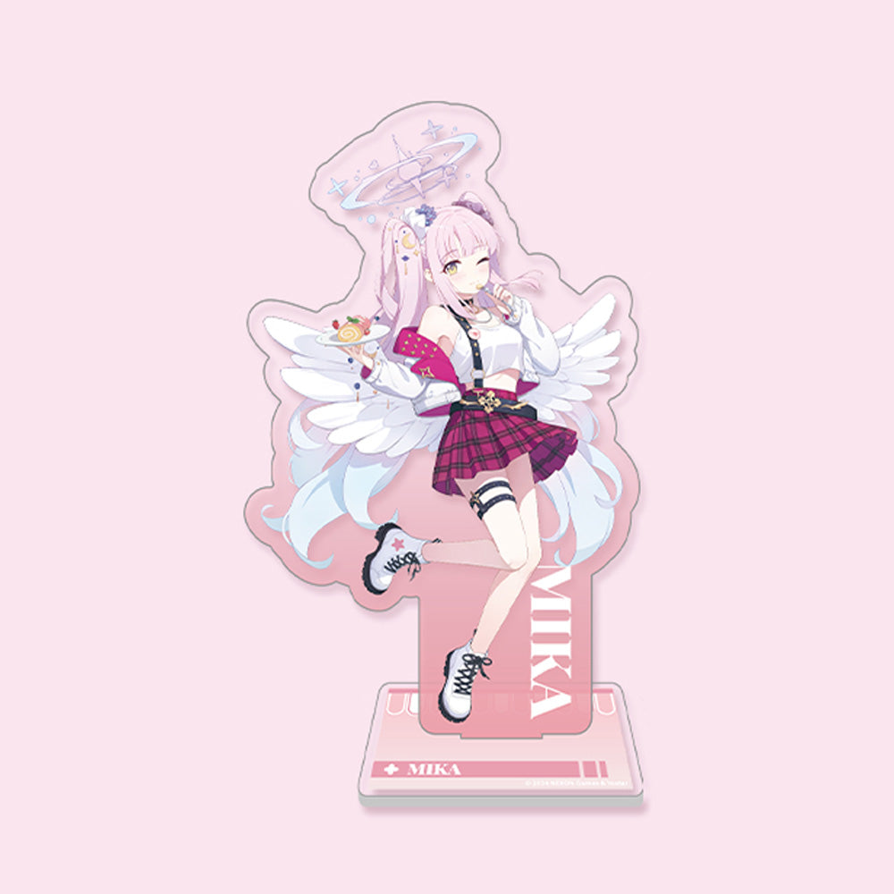 Blue Archive Official Genuine Dimensional Cafe Collaboration Goods Acrylic Stand - Mika Koharu Kazusa