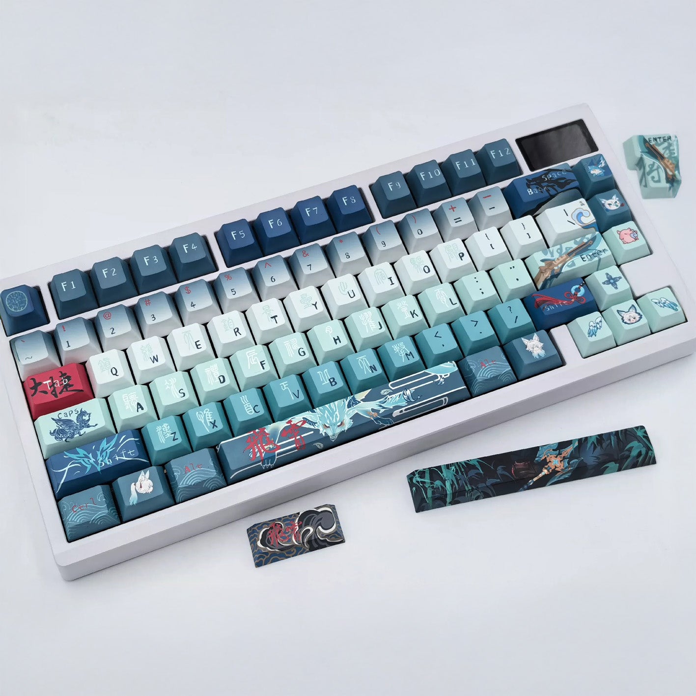 Honkai StarRail - Feixiao Theme Keycap Set