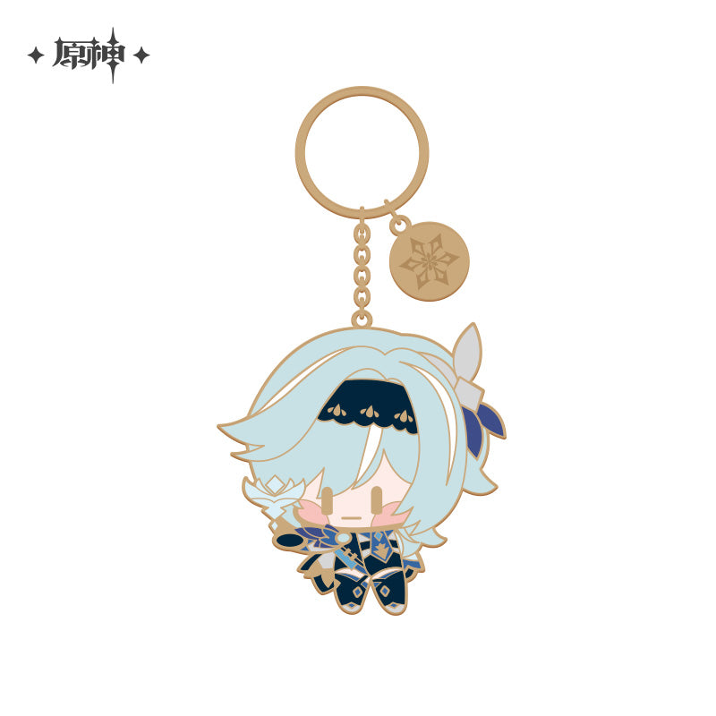 [Genshin official] Q version Character Metallic Keychain Keyring